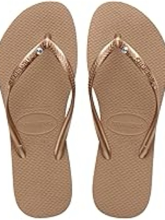 Havaianas Shoes - Havaianas Crystal Flip Flops 7/8 New wtags